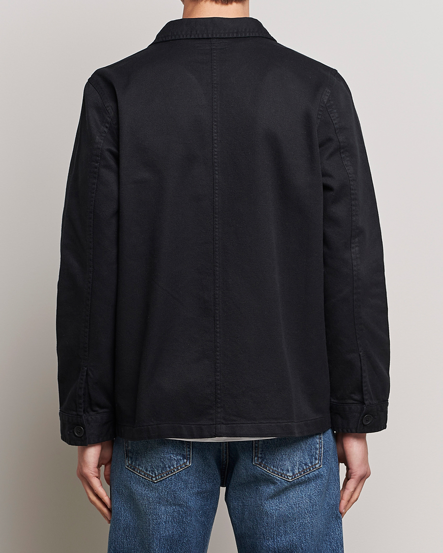 Men | Shirts | Nudie Jeans | Barney Worker Overshirt Black