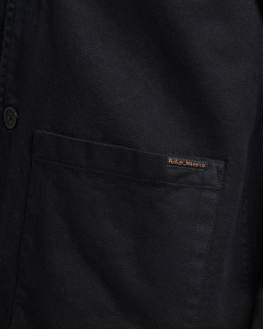 Men | Shirts | Nudie Jeans | Barney Worker Overshirt Black