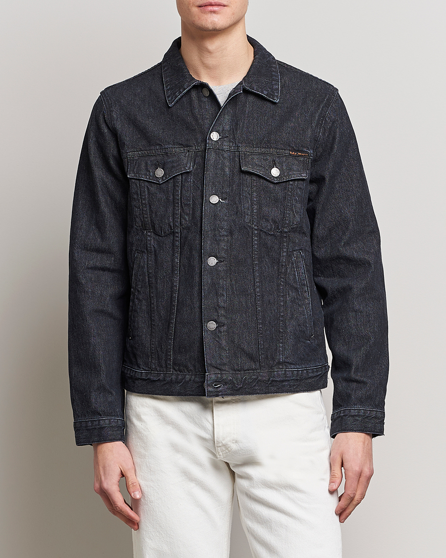Men | Coats & Jackets | Nudie Jeans | Robby Denim Jacket Le Black