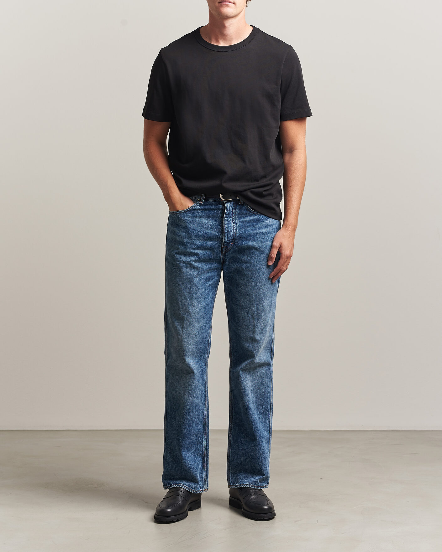 Men | T-Shirts | A Day's March | Heavyweight T-Shirt Black