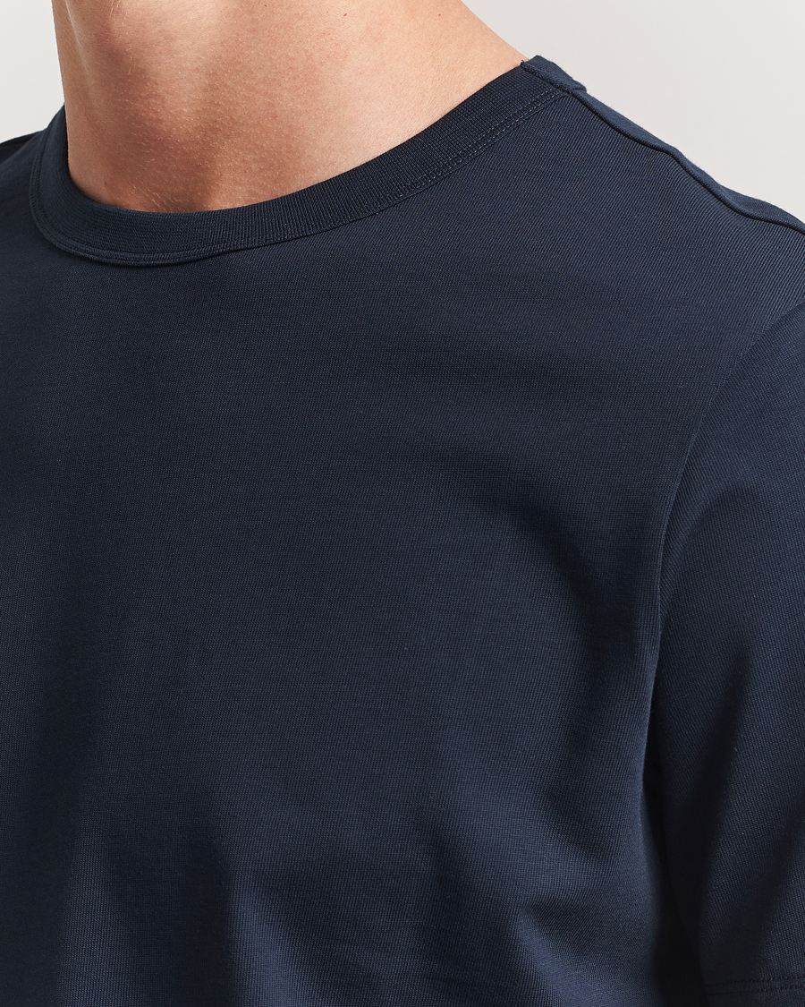 Men | T-Shirts | A Day's March | Heavyweight T-Shirt Navy