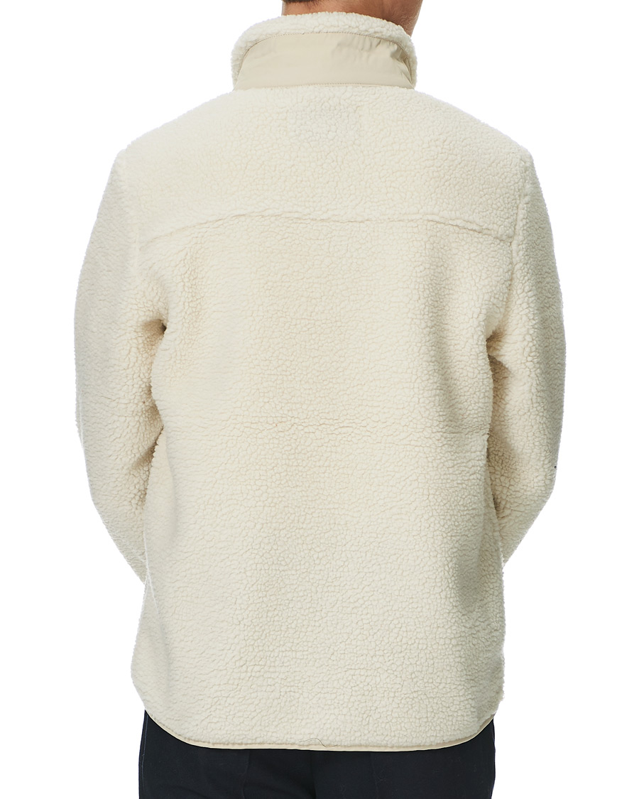 Men | Sweaters & Knitwear | A Day's March | Granån Recycled Fleece Jacket Off White