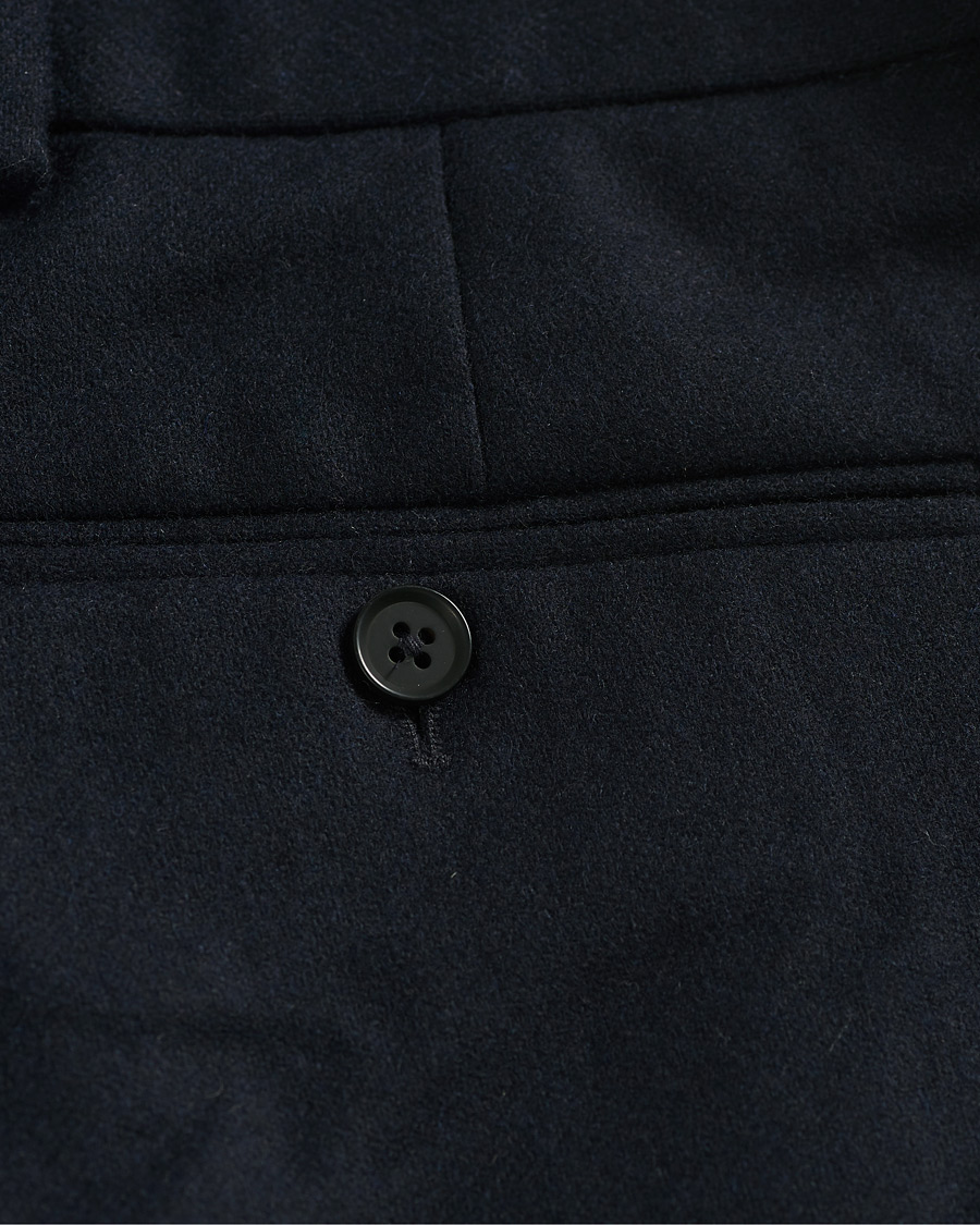 Men | Trousers | A Day's March | Crovie Wool Trousers Navy