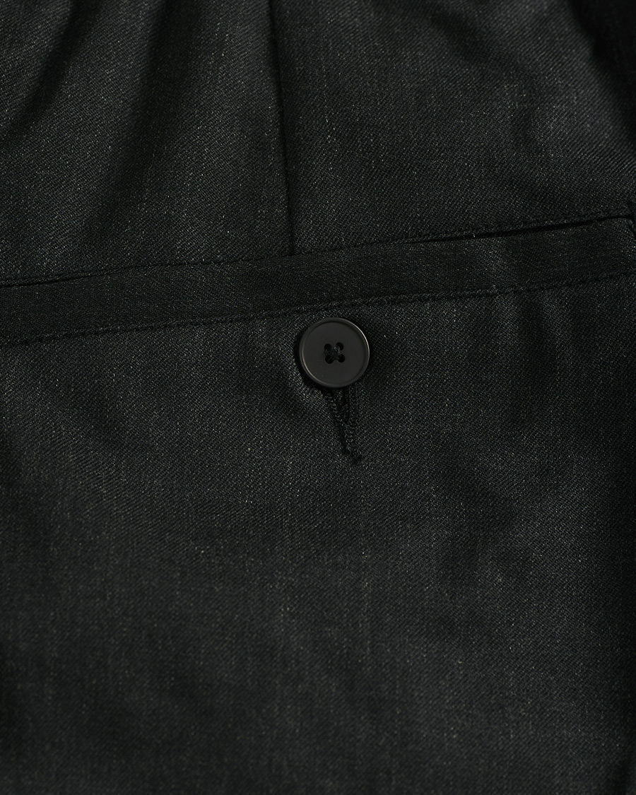 Men | Trousers | A Day's March | Smart Trousers Wool Twill Charcoal