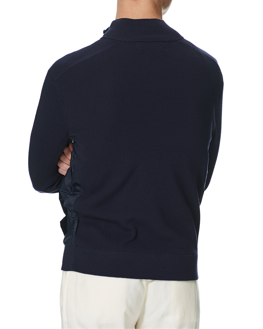 Men | Sweaters & Knitwear | Ralph Lauren Purple Label | Hybrid Zip Sweater Classic Navy