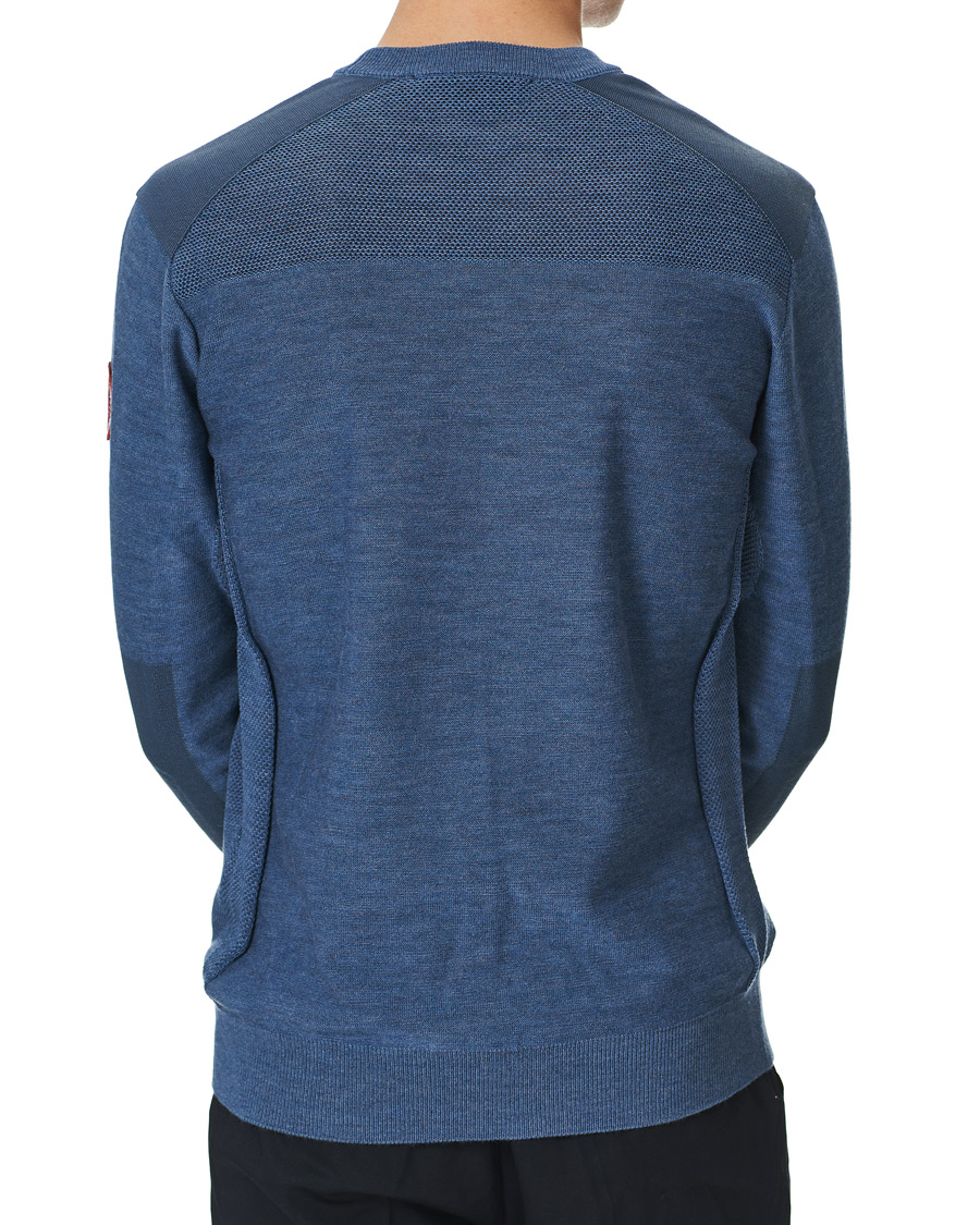 Men | Sweaters & Knitwear | Canada Goose | Dartmouth Crew Neck Sweater Ozone Blue Heather