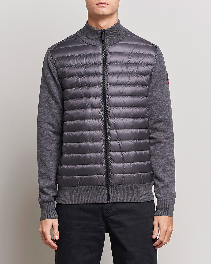 Canada Goose Hybridge Knit Packable Jacket Iron Grey at CareOfCarl.com