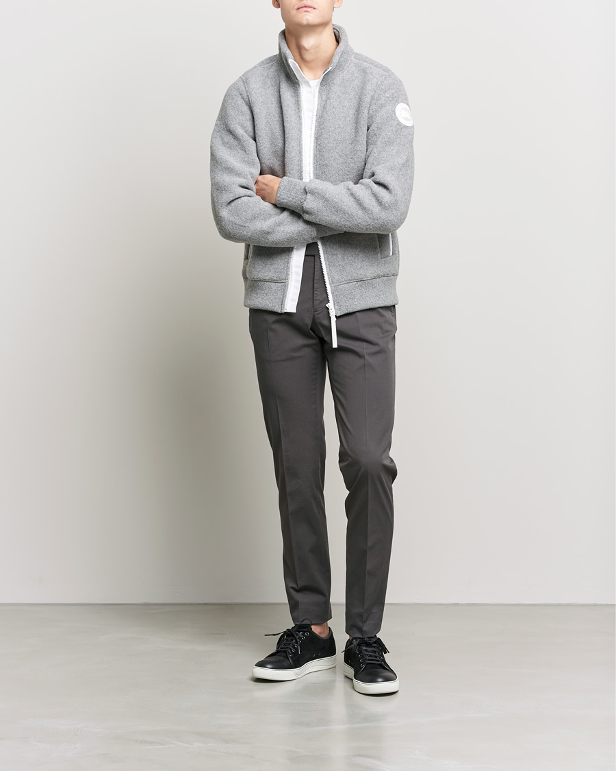 Men | Sweaters & Knitwear | Canada Goose | Lawson Fleece Full Zip Greige