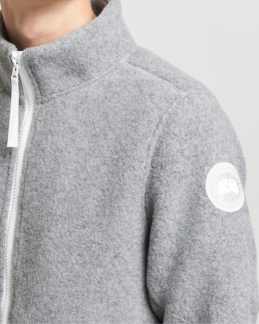 Men | Sweaters & Knitwear | Canada Goose | Lawson Fleece Full Zip Greige