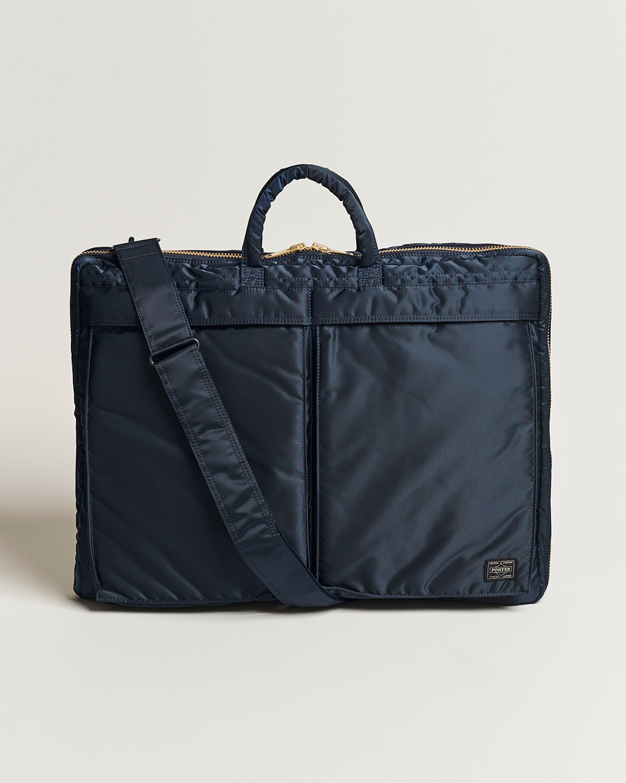 Men | Porter-Yoshida & Co. Tanker Garment Bag Iron Blue | Porter-Yoshida & Co. | Tanker Garment Bag Iron Blue