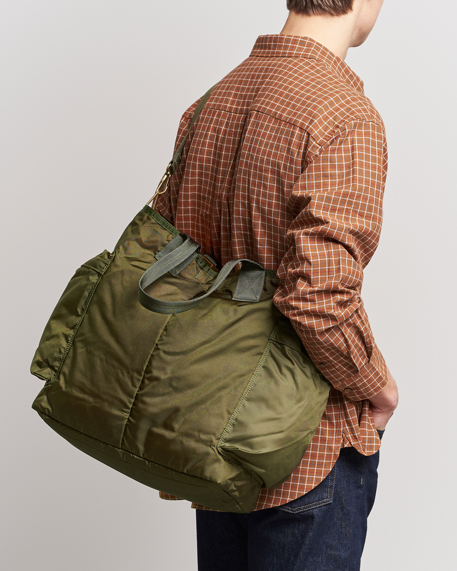 Men |  | Porter-Yoshida & Co. | Force 2Way Tote Bag Olive Drab