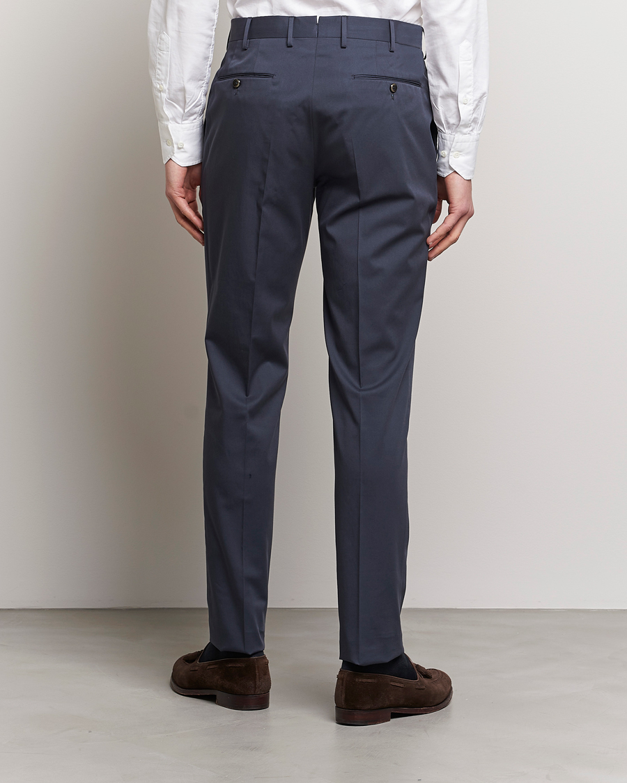 Men | Trousers | PT01 | Gentleman Fit Silkochino Trousers Navy