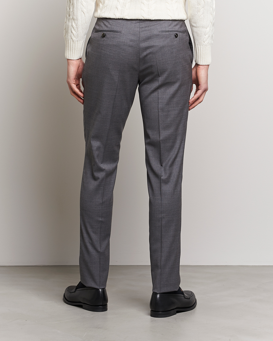 Men | Trousers | PT01 | Gentleman Fit Wool Trousers Medium Grey