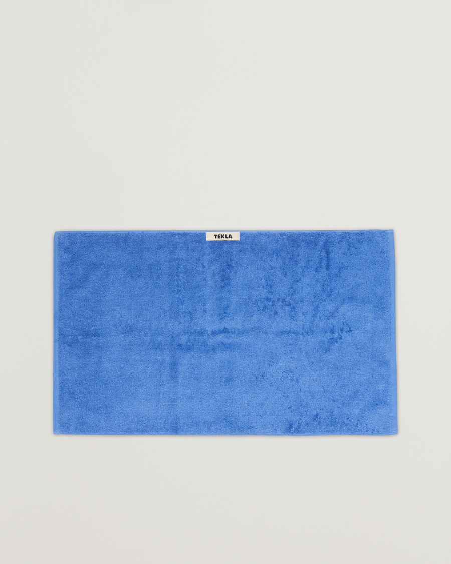 Men | Tekla Organic Terry Hand Towel Clear Blue | Tekla | Organic Terry Hand Towel Clear Blue