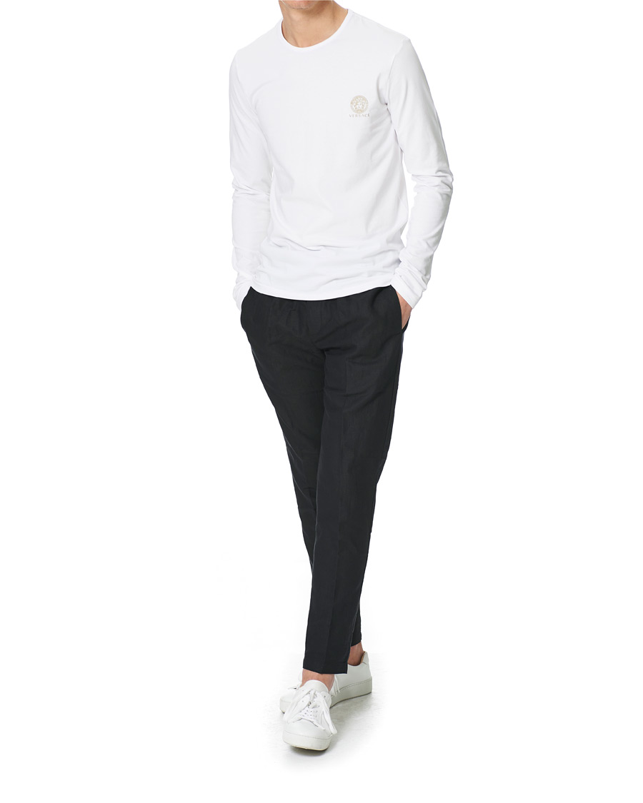 Men | T-Shirts | Versace | Medusa Long Sleeve Tee White