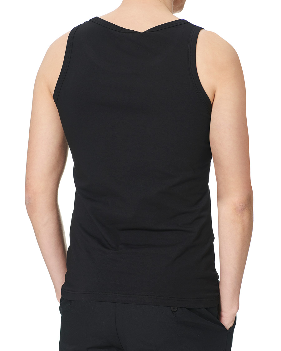 Men | T-Shirts | Versace | Logo Tank Top Black