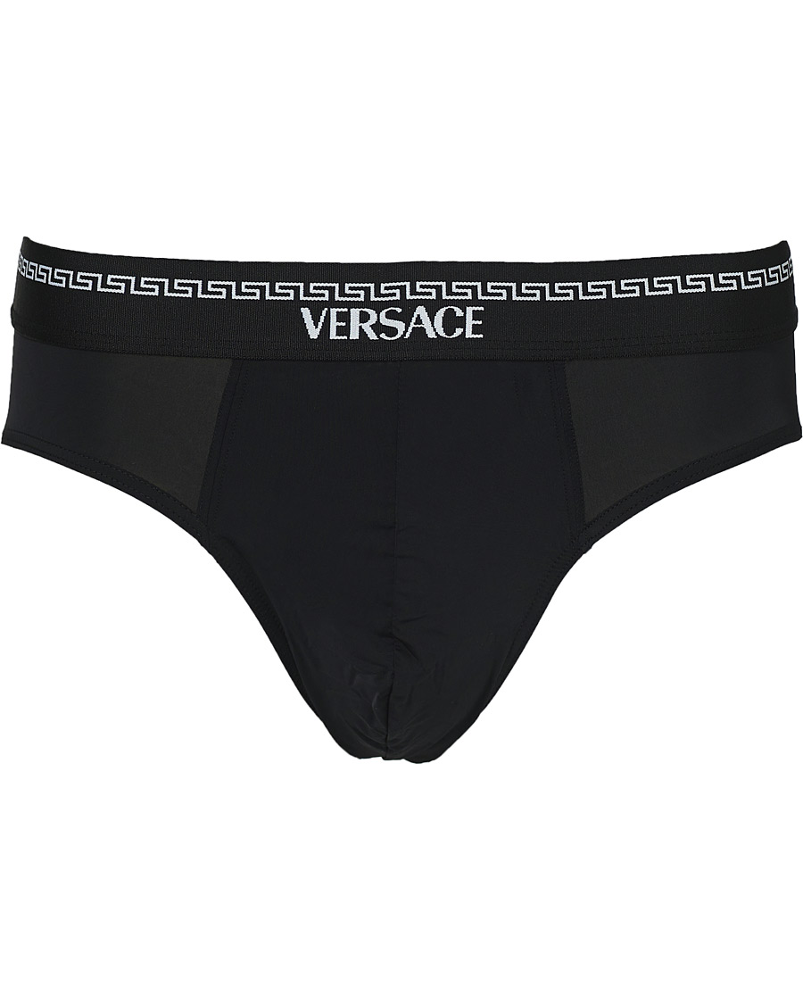 Men | Underwear & Socks | Versace | Microfiber Briefs Black