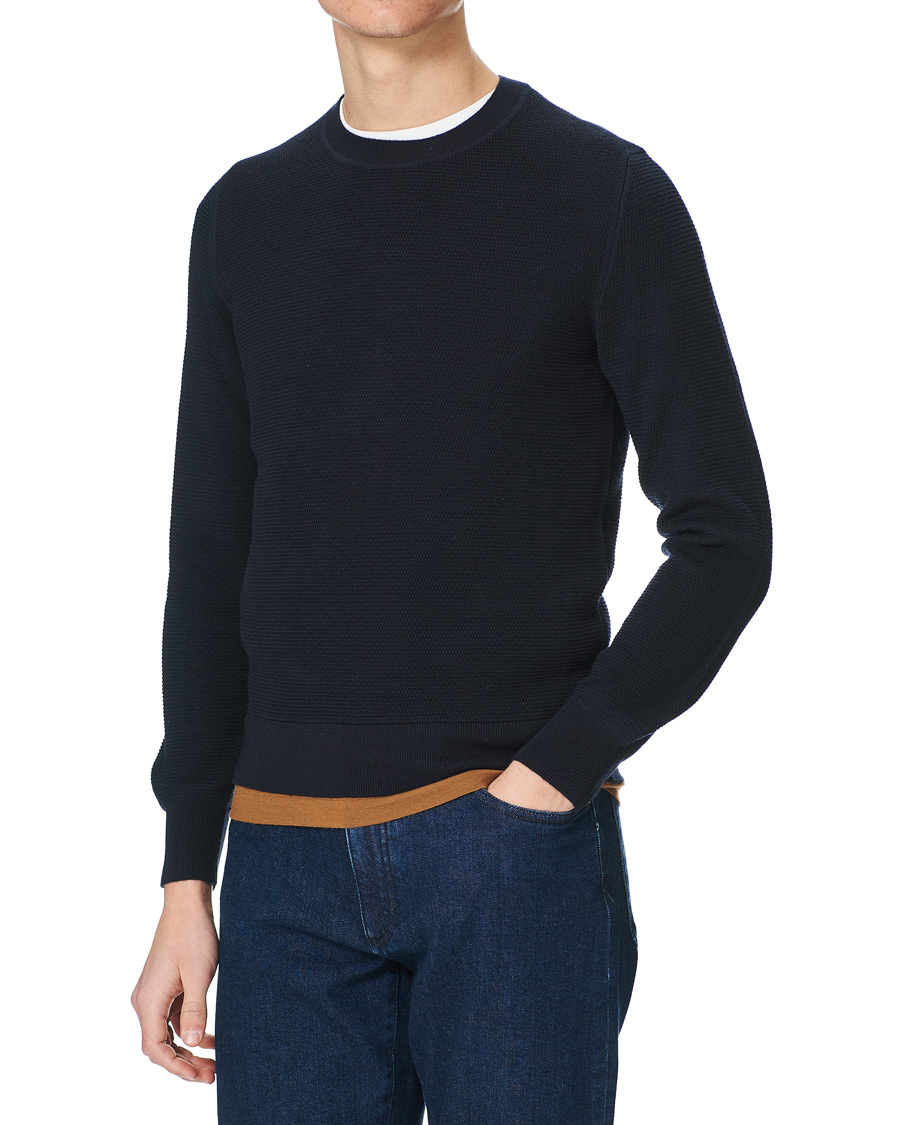 Mens Clothing Sweaters and knitwear Turtlenecks Ermenegildo Zegna Wool Cable-knit Roll-neck Jumper in Black for Men 