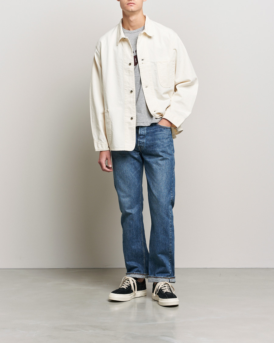 Men | Jeans | orSlow | Straight Fit 105 Selvedge Jeans 2 Year Wash