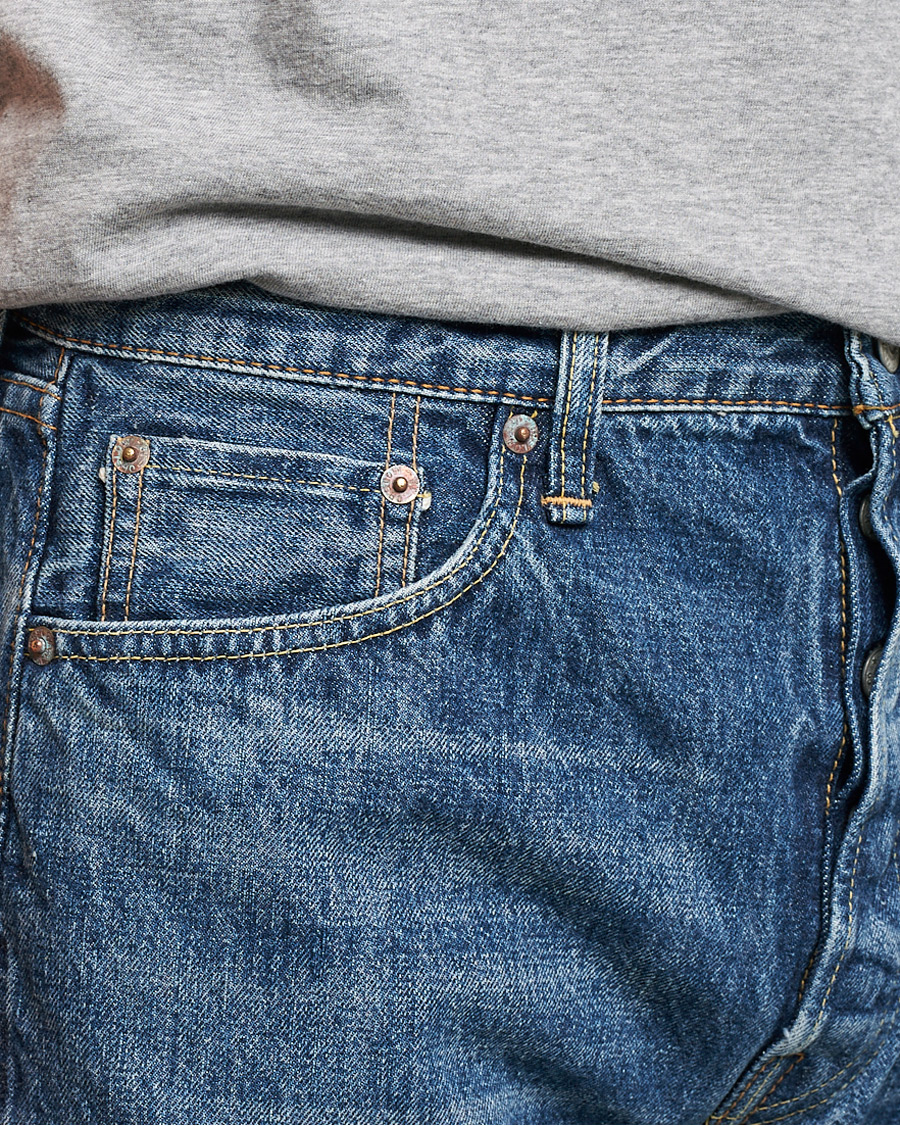 Men | Jeans | orSlow | Straight Fit 105 Selvedge Jeans 2 Year Wash