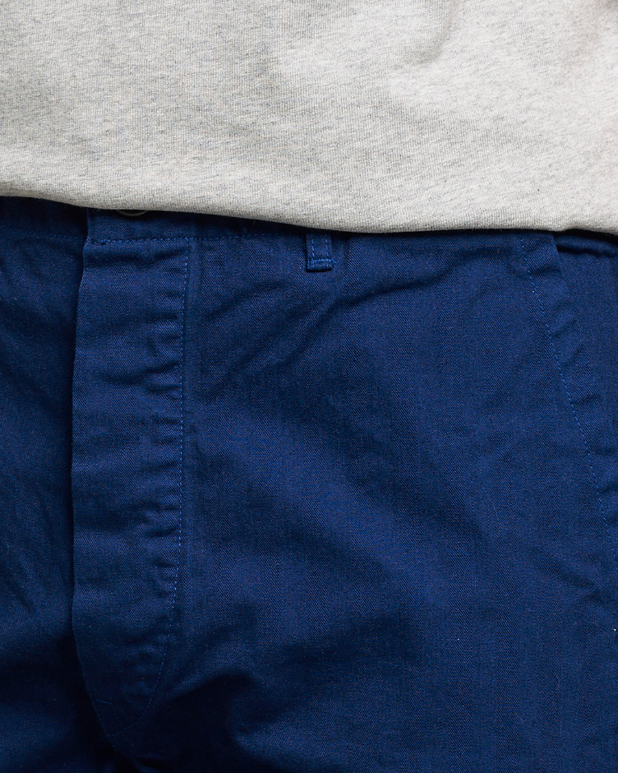 Men | Trousers | orSlow | French Work Pants Dark Blue