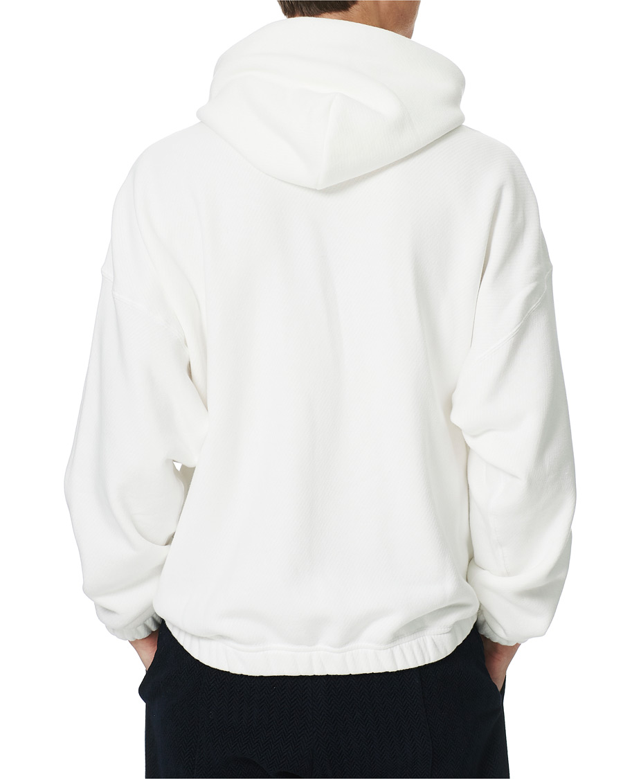 Men | Sweaters & Knitwear | Giorgio Armani | Denim Cotton Hoodie White