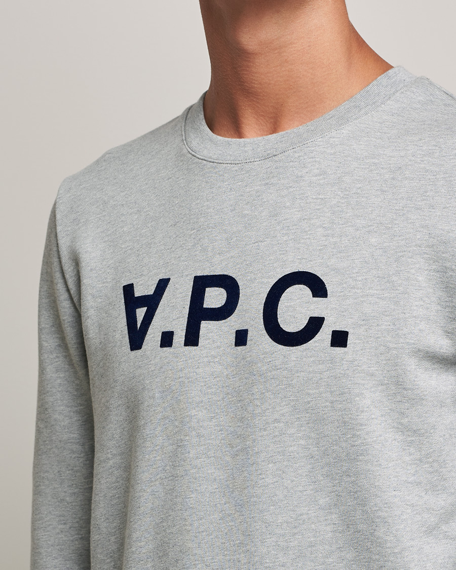 Men | Sweaters & Knitwear | A.P.C. | VPC Sweatshirt Heather Grey