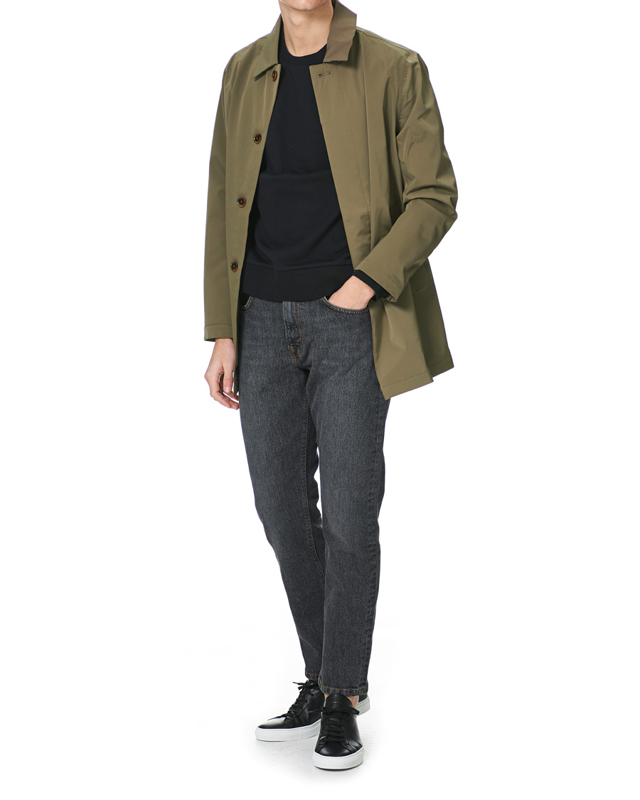 Men | Coats & Jackets | NN07 | Kim Waterproof Car Coat Khaki Grey