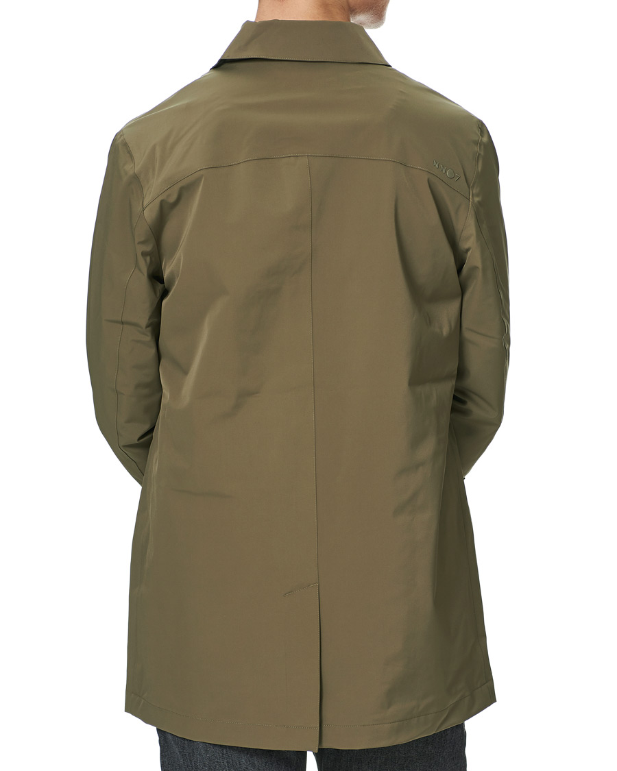 Men | Coats & Jackets | NN07 | Kim Waterproof Car Coat Khaki Grey