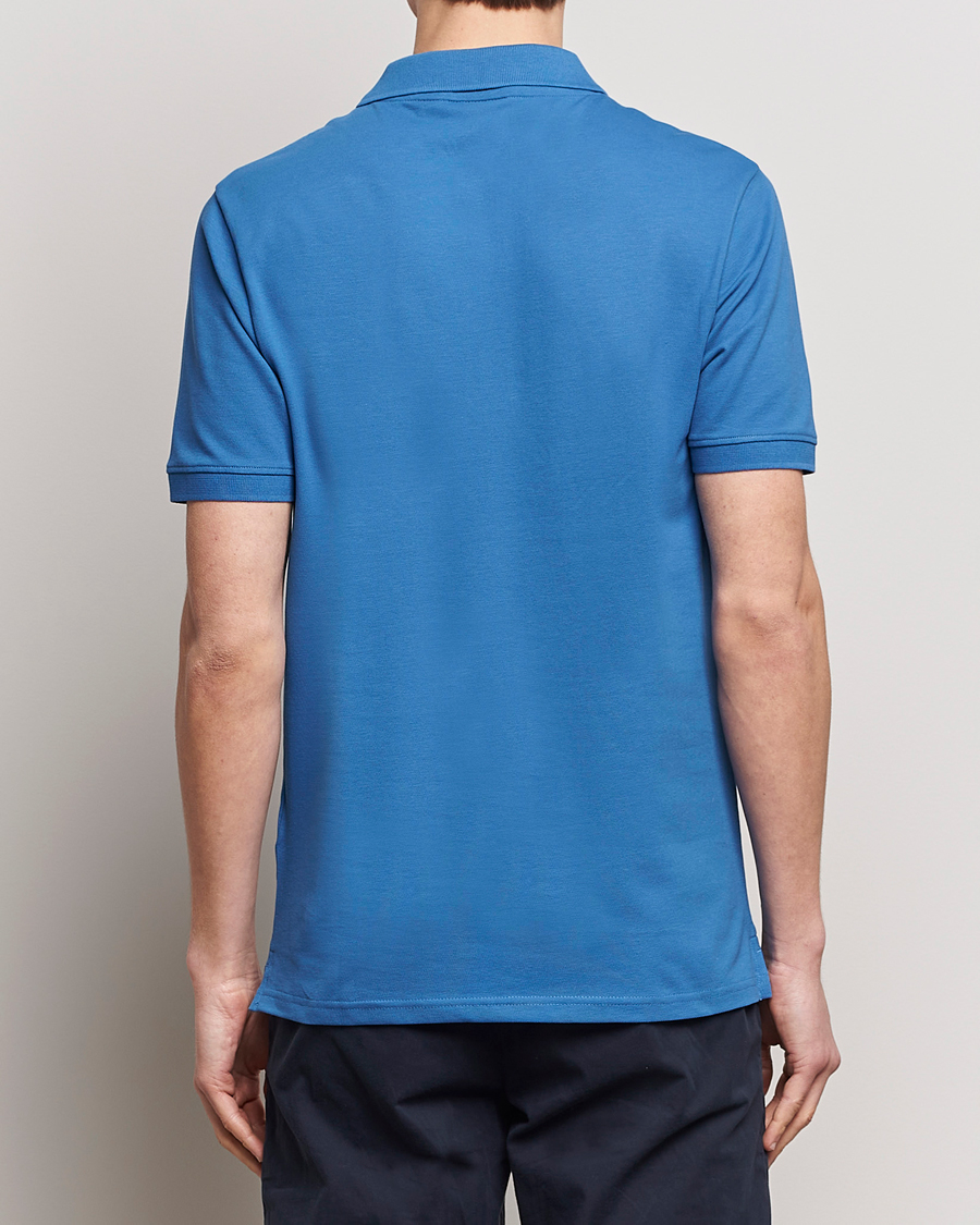 Men | Polo Shirts | Lyle & Scott | Plain Pique Polo Spring Blue