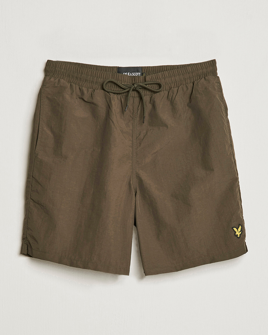 Men | Swimwear | Lyle & Scott | Plain Swimshorts Olive