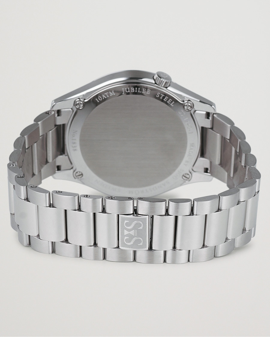 Men | Sjöö Sandström Jubilee Steel Quartz 40mm Black/Steel | Sjöö Sandström | Jubilee Steel Quartz 40mm Black/Steel