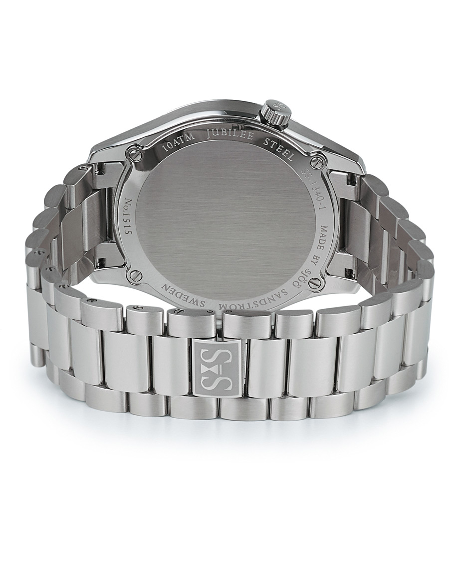 Men | Sjöö Sandström Jubilee Steel Quartz 40mm White/Steel | Sjöö Sandström | Jubilee Steel Quartz 40mm White/Steel
