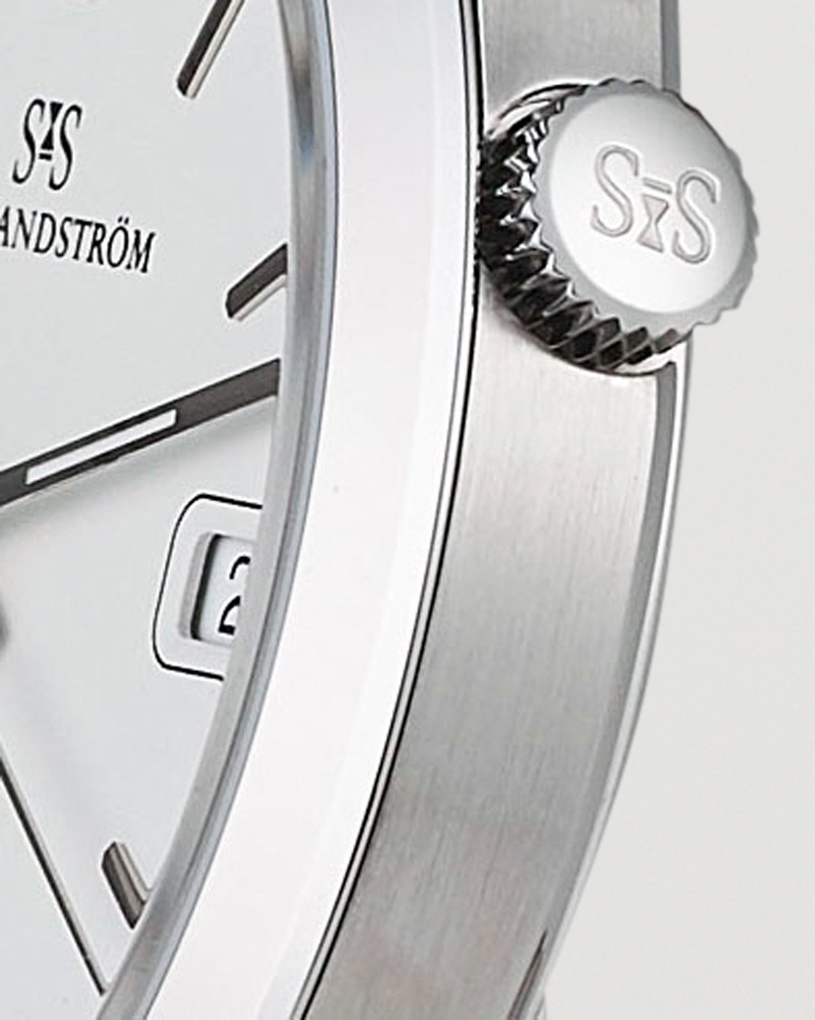 Men | Sjöö Sandström Jubilee Steel Quartz 40mm White/Black Calf | Sjöö Sandström | Jubilee Steel Quartz 40mm White/Black Calf