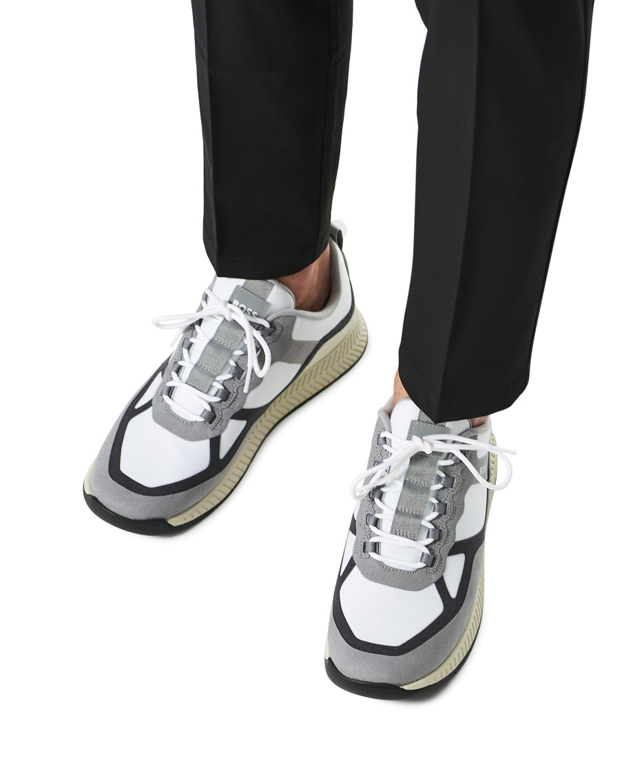 Men | BOSS Titanium Running Lymx Sneaker Open White | BOSS BLACK | BOSS Titanium Running Lymx Sneaker Open White