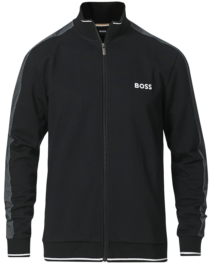 Men | Sweaters & Knitwear | BOSS BLACK | BOSS Tracksuit Jacket Black
