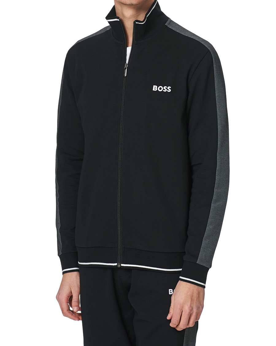 Men | Sweaters & Knitwear | BOSS BLACK | BOSS Tracksuit Jacket Black