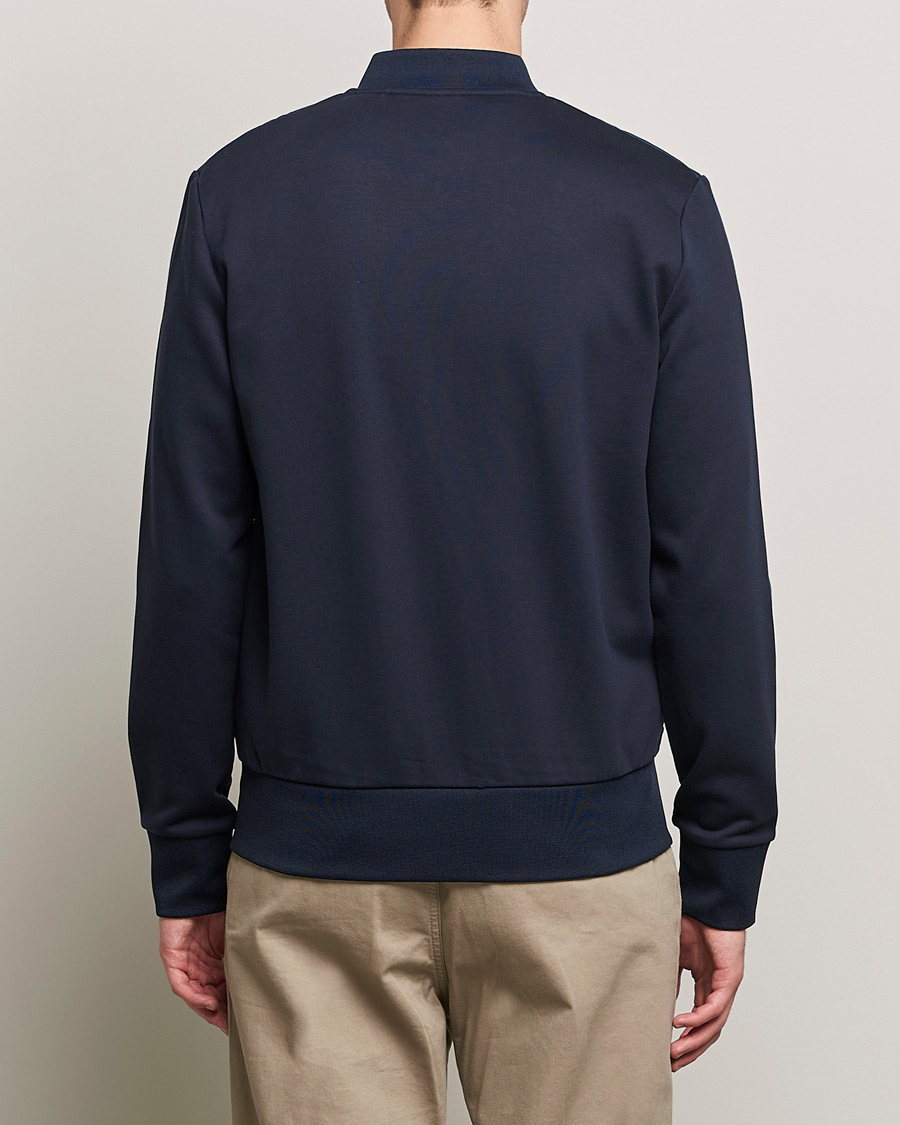 Men | Coats & Jackets | BOSS BLACK | BOSS Skiles Hybrid Bomber Jacket Dark Blue