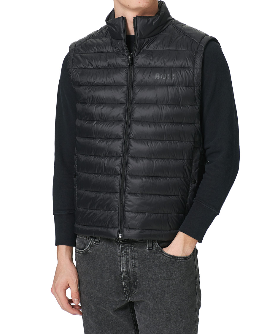 Men | Coats & Jackets | BOSS | Calano Down Vest Black