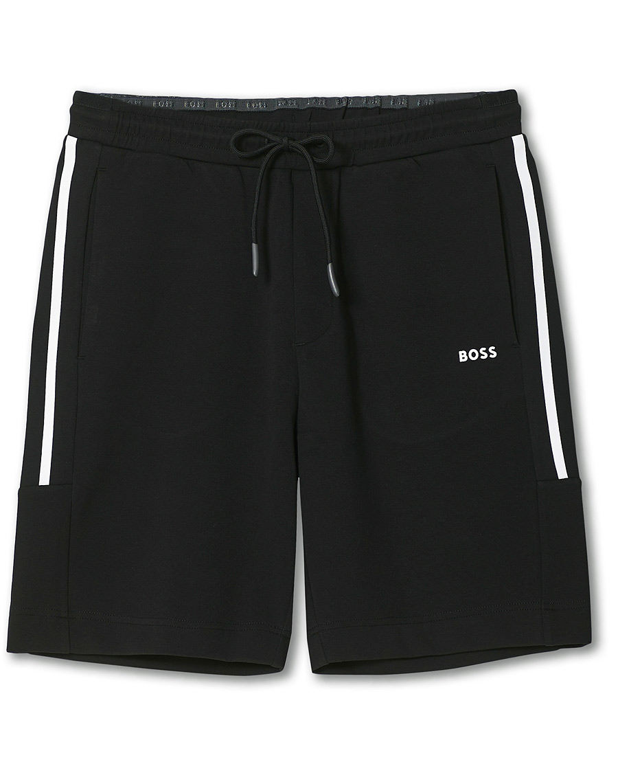 Men | Shorts | BOSS GREEN | BOSS Athleisure Headlo Sweatshorts Black