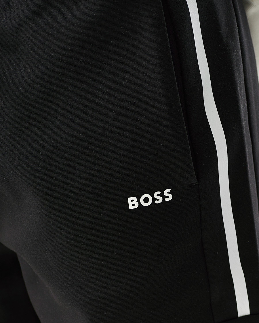 Men | Shorts | BOSS GREEN | BOSS Athleisure Headlo Sweatshorts Black