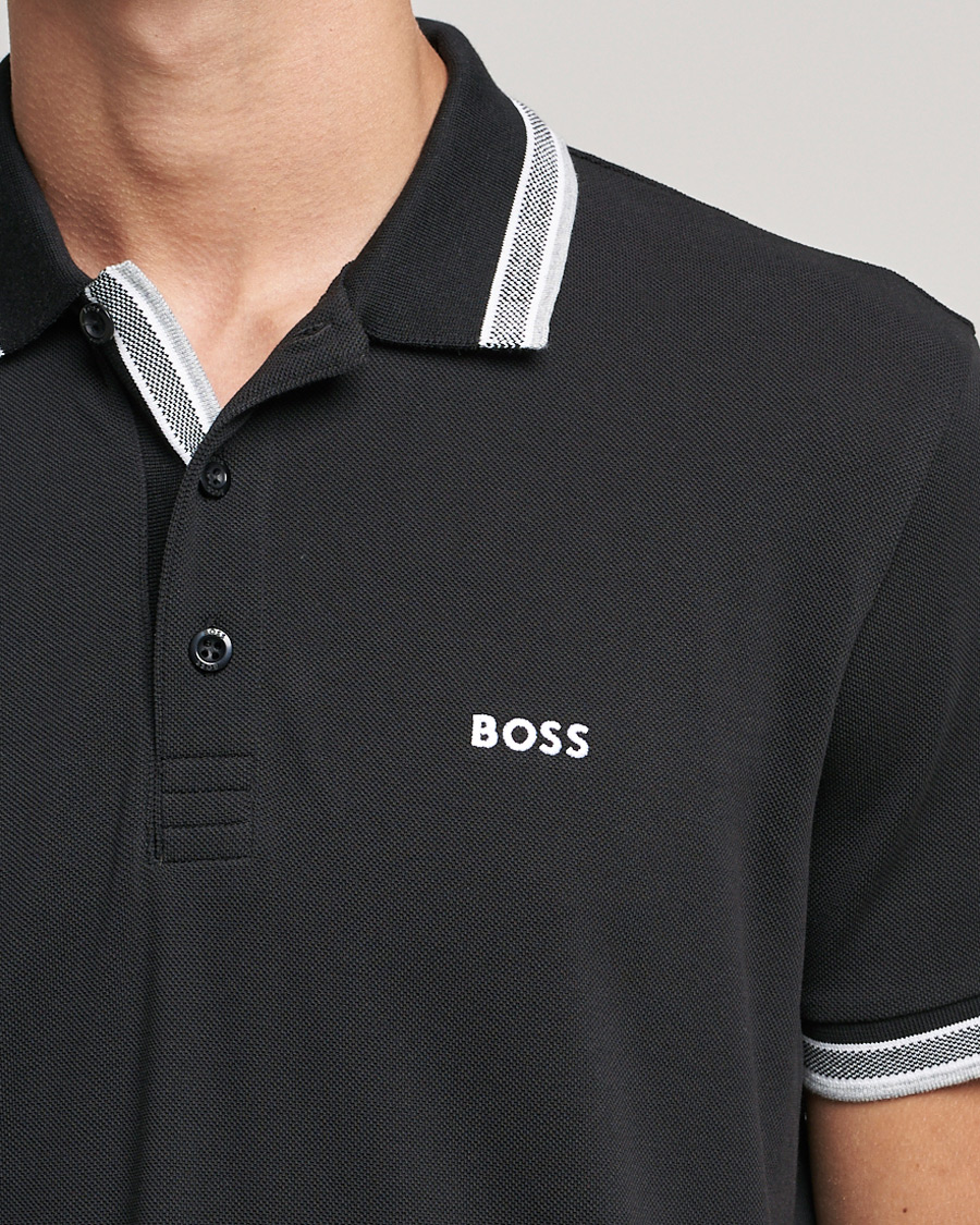 Men | Polo Shirts | BOSS Athleisure | Paddy Piké Black