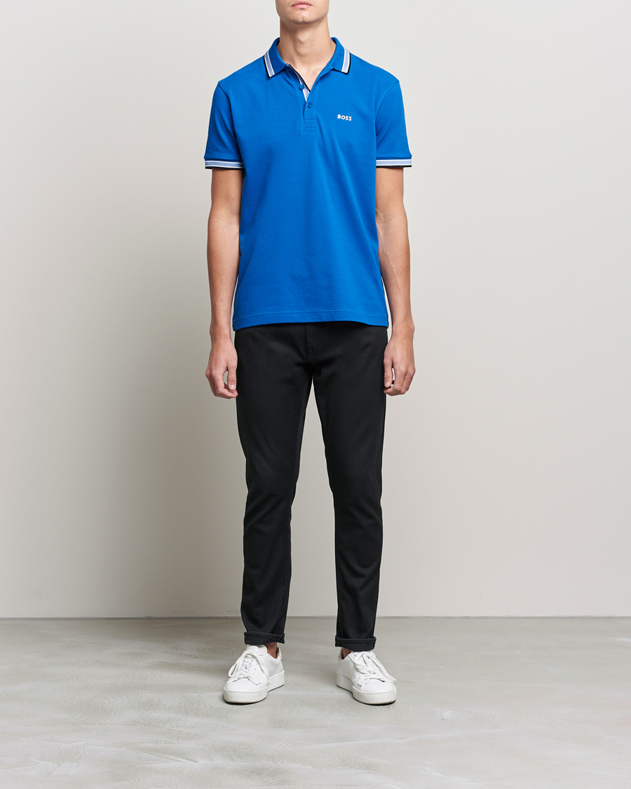 Men | Polo Shirts | BOSS GREEN | Paddy Piké Medium Blue