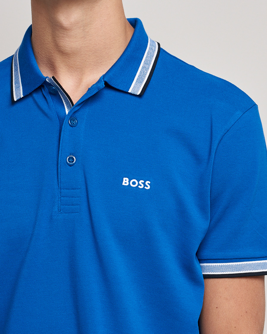 Men | Polo Shirts | BOSS Athleisure | Paddy Piké Medium Blue