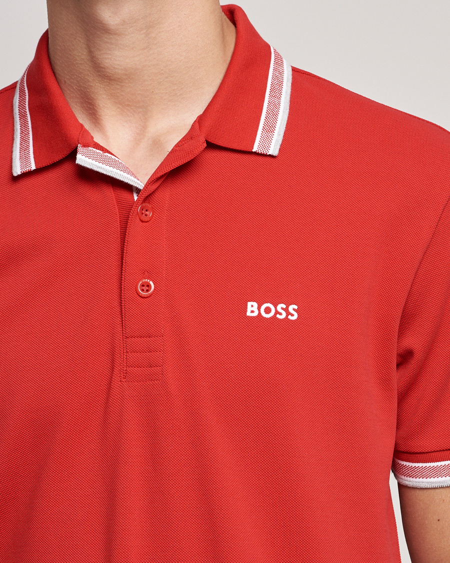 Men | Polo Shirts | BOSS Athleisure | Paddy Piké Medium Red