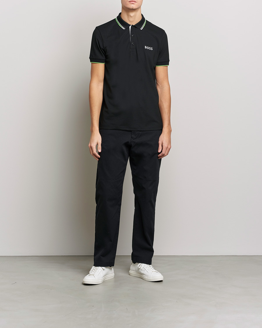 Men | Polo Shirts | BOSS GREEN | Paddy Pro Piké Black