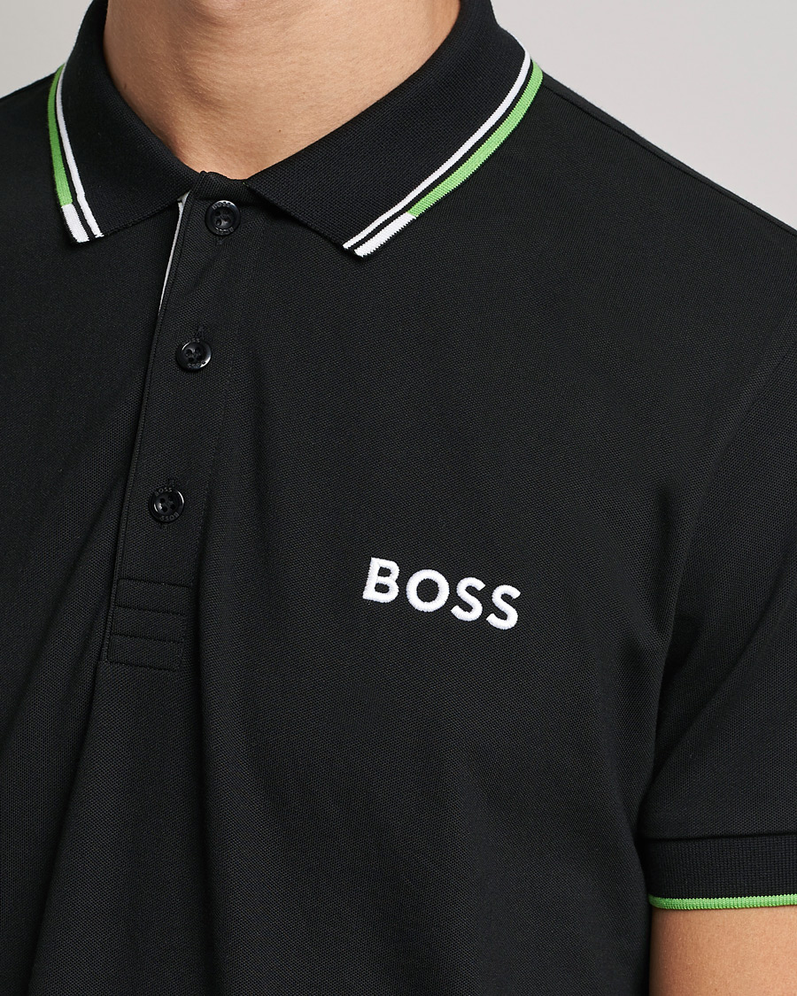Men | Polo Shirts | BOSS GREEN | Paddy Pro Piké Black