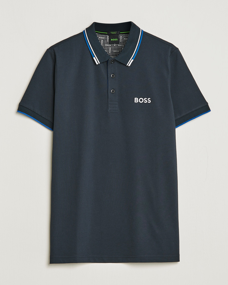 Men | Polo Shirts | BOSS Athleisure | Paddy Pro Piké Navy