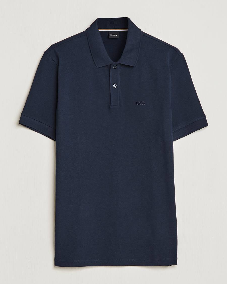 Men | Polo Shirts | BOSS BLACK | Pallas Polo Dark Blue