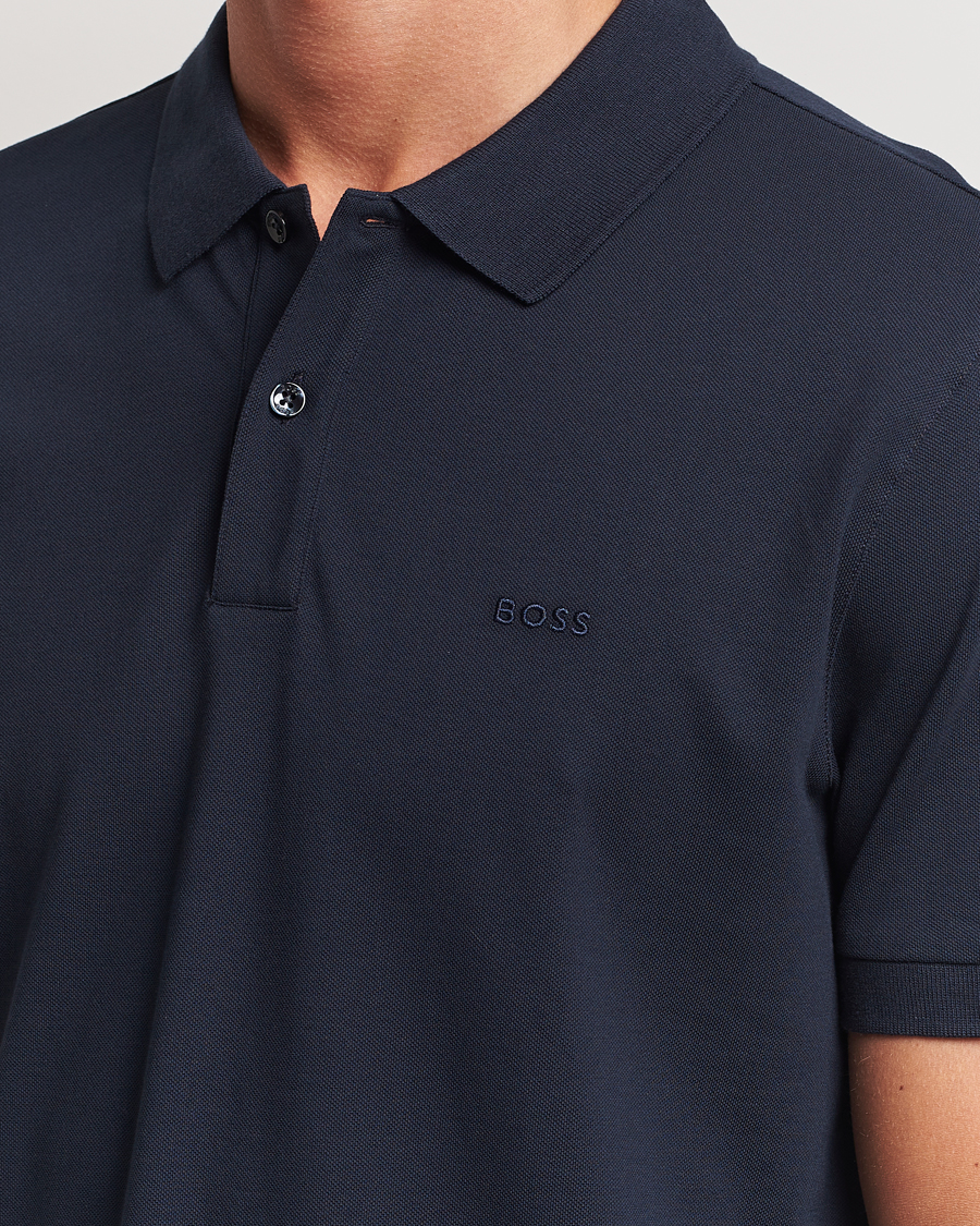Men | Polo Shirts | BOSS BLACK | Pallas Polo Dark Blue